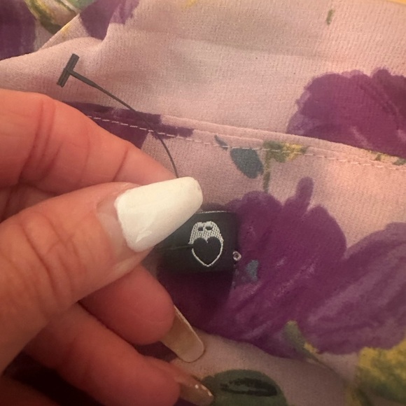 Nasty Gal Purple Pink Square Neck Bodycon Dress - Picture 14 of 14